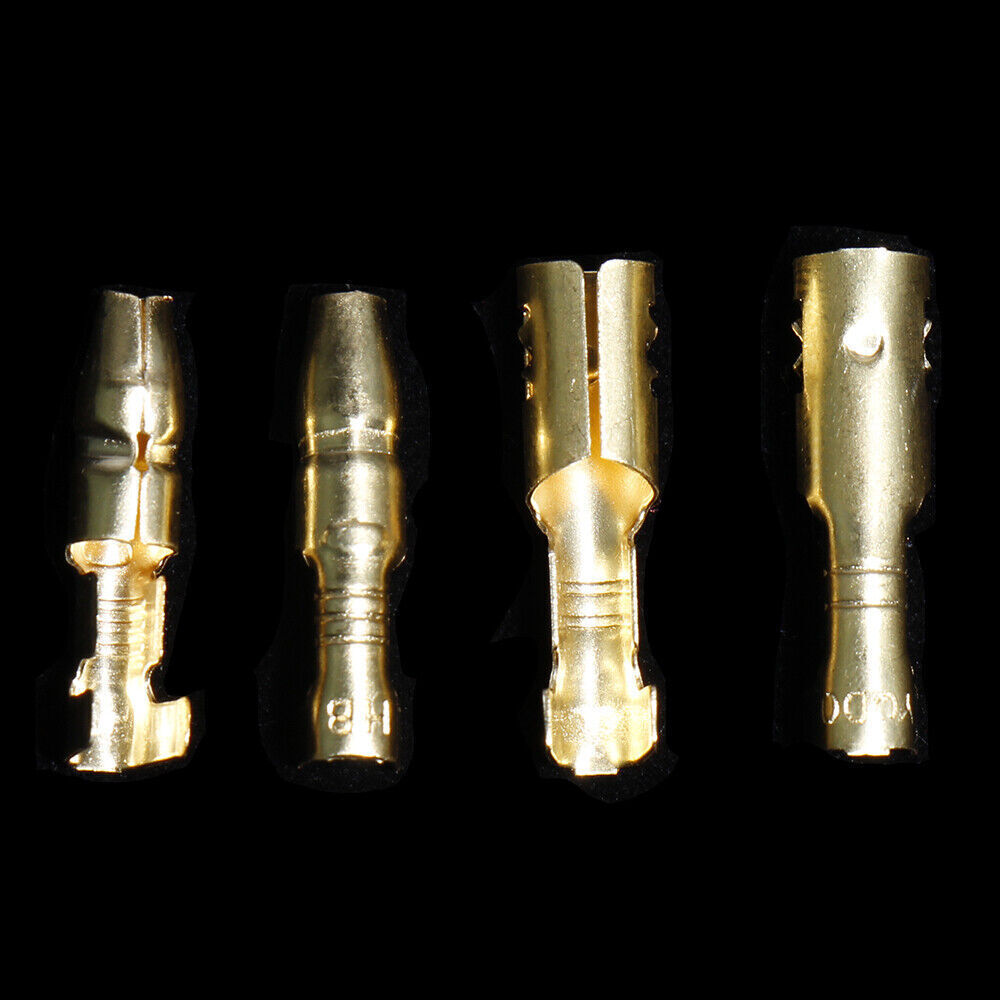 50PAIRS Insulated 4.0mm Bullet Terminals Female Male Crimp Wire Cable Connectors