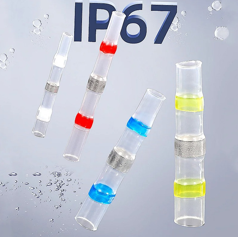 50/100/250pcs Heat Shrink Ring Terminals IP67 Waterproof Electrical Connectors