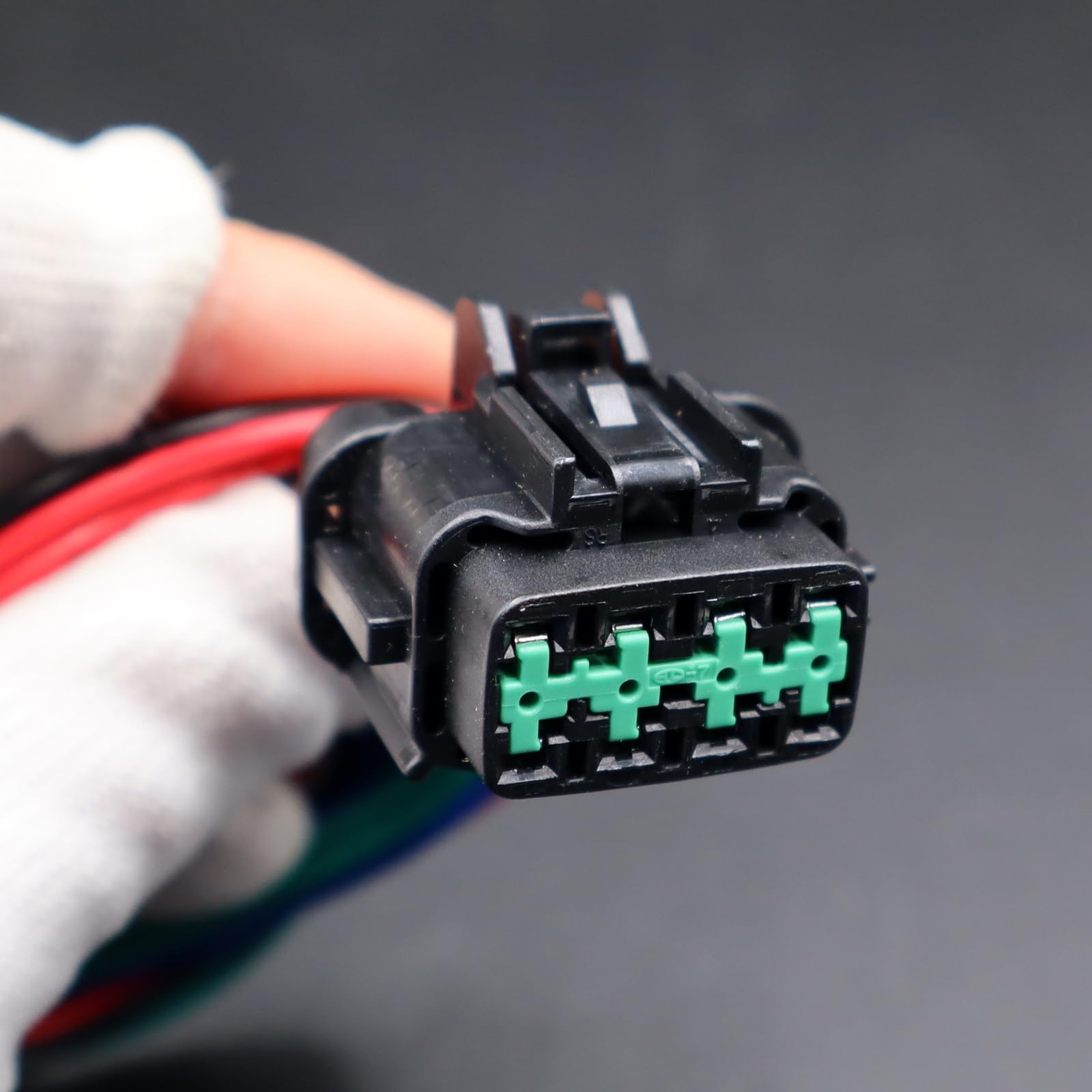 LIZAPUS 8Way LED Light Headlamp Headlight Connector Plug Compatible with Alti…