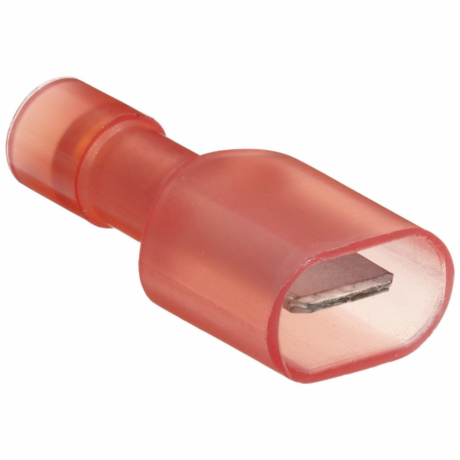 Megatronix NMDR Nylon Insulated Male Disconnects 22-18 Gauge 0.250 Red 100 Pcs