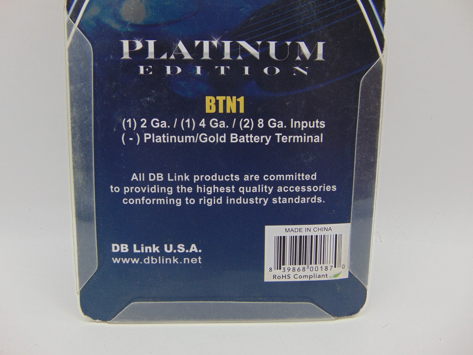 New DB Link Car Audio Platinum BTN1 Negative Battery Terminal 4 Awg 8 awg 10 Awg