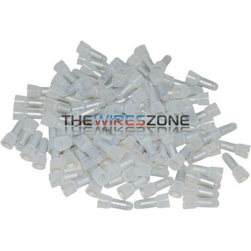The Install Bay CC2218 Clear 22/18 Gauge Wire Cable Crimp Cap Connector (100/pk)