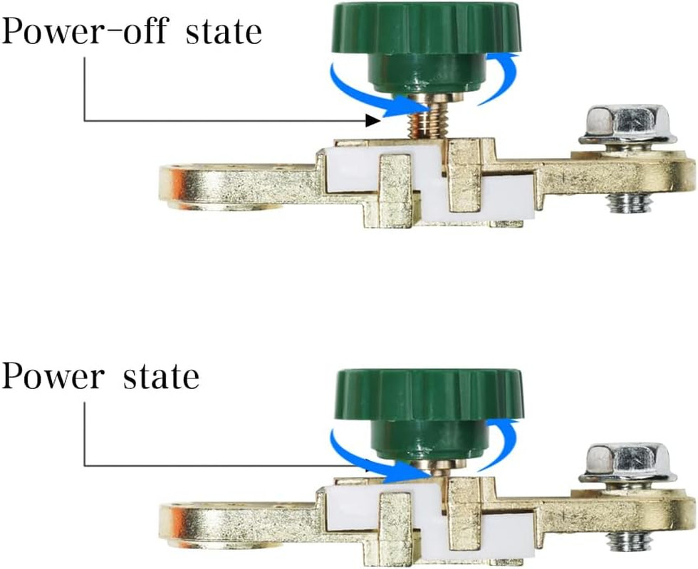 Side Post Car Battery Disconnect Switch，Car Battery Terminal Link Quick Switch，B