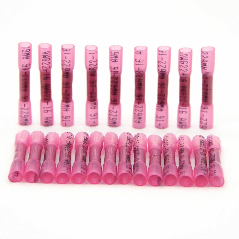 600/200Pcs Waterproof Heat Shrink Butt Wire Splice Connectors Crimp Terminal Kit