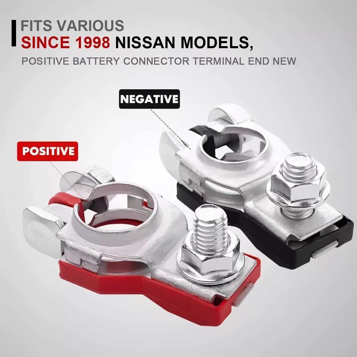 Battery Terminals for Nissan Positive and Negative 1 pair Top Post Batteries …