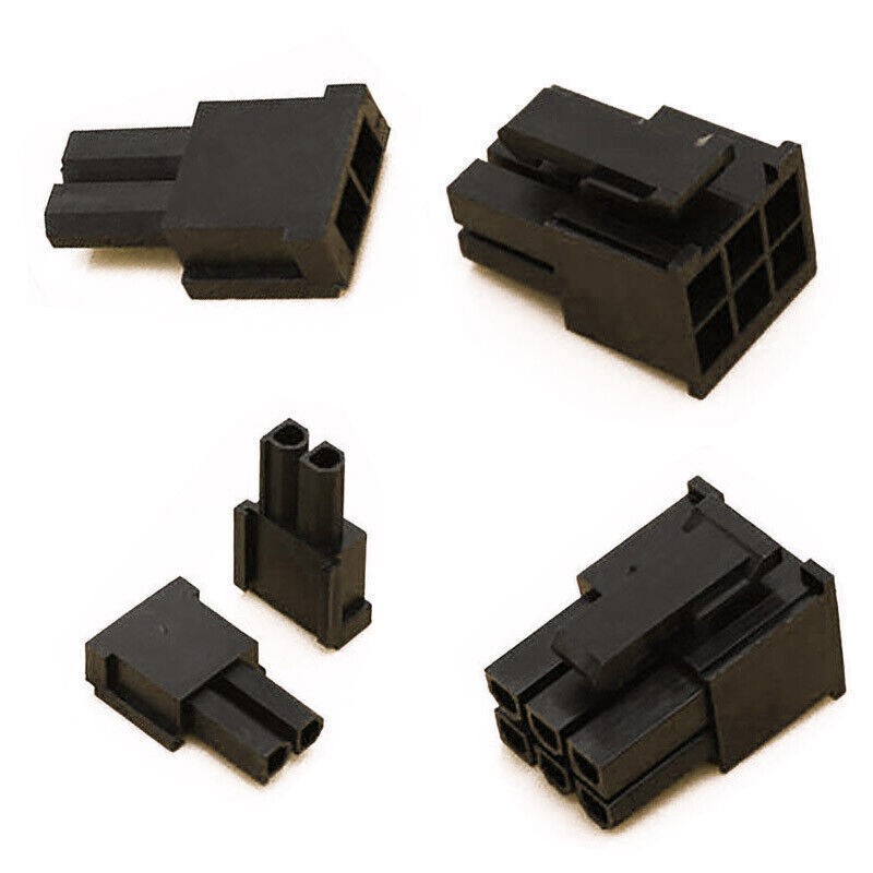 400pcs Female Terminal Crimp Pin with 50pcs 5557 8(6+2)P Connector Plug Box ATX