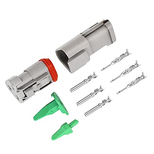 5 Kit 3 Pin Way Deutsch DT Series Connector – 16-20 AWG DT 3pin Without Wires