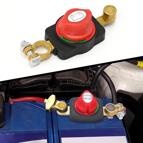 Top Post Battery Disconnect Switch 12-48V Marine Battery Cut-Off Switch Isolator