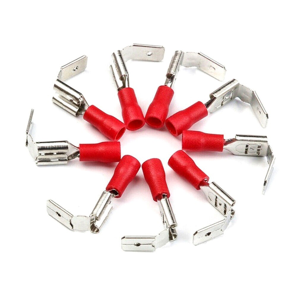 100PCS 22-16AWG Piggyback Wire Connectors Quick Disconnects Spade Terminals US