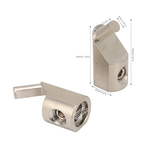 1/0 to 4 Gauge Amp Input Reducers, Offset Angled, Metal, Hex Wrench
