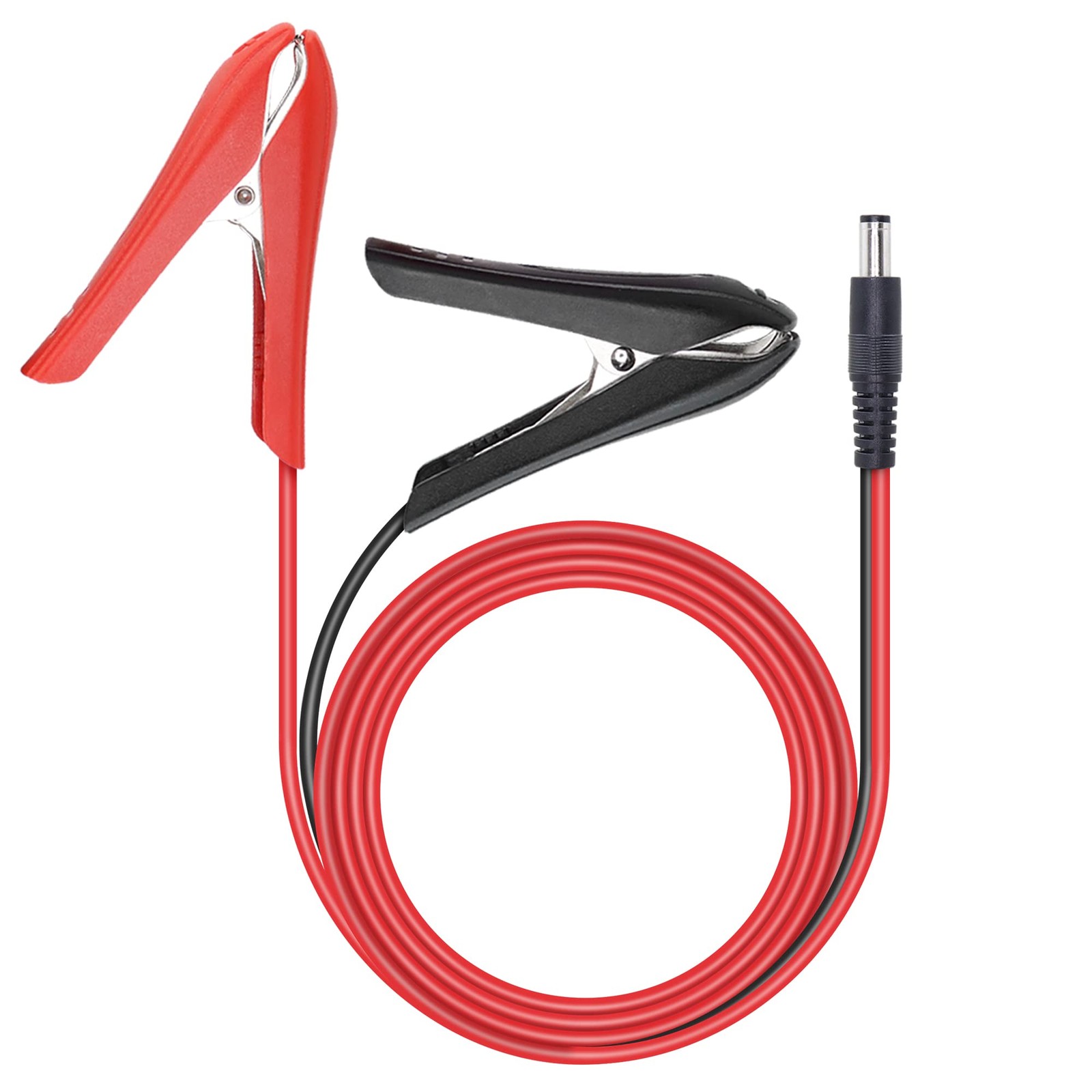 DC Battery Alligator Clips Cable DC 5.5 2.1mm Male to Battery Clamps Extensio…