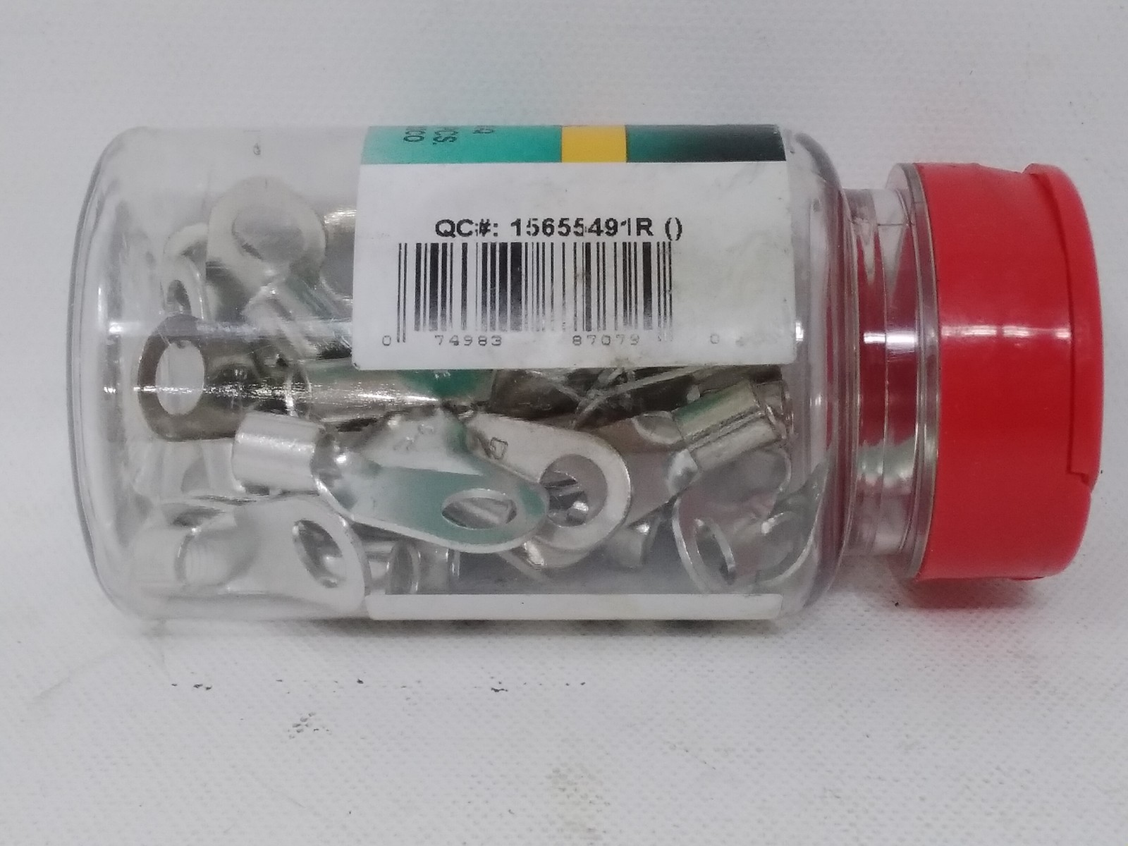 25x Panduit P8-14R-Q Ring Terminals 8 AWG 1/4″ Stud Non-Insulated Lug