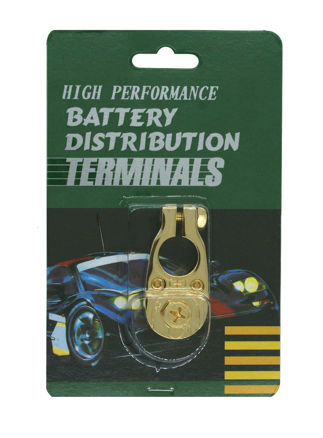 HIGH PERFORMANCE GOLD PLATED 2 AWG 8 AWG GAUGE CAR BATTERY POST TERMINAL