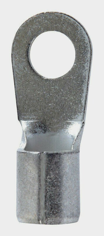 Jandorf Terminal RING 2 pk Uninsulated 6 Ga. 1/4″ Stud Silver Traditional 60787
