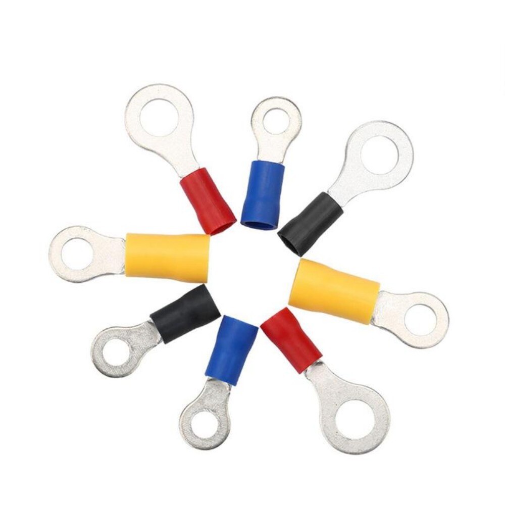 510PCS Insulated Electrical Crimp Terminals Ring Wire Connectors 22-10AWG+Pliers