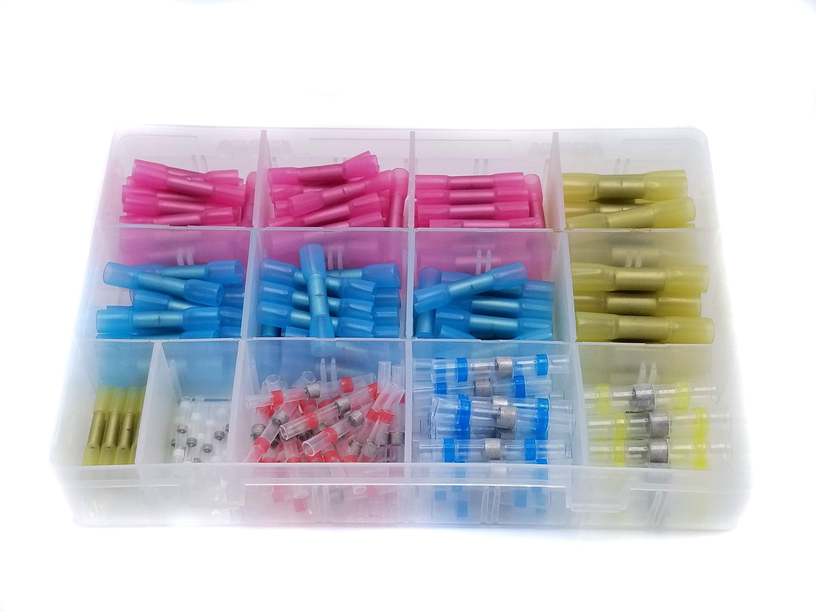 210pcs Heat Shrink Connectors Krooli Solder Seal Wire Connectors & Heat Shrin…