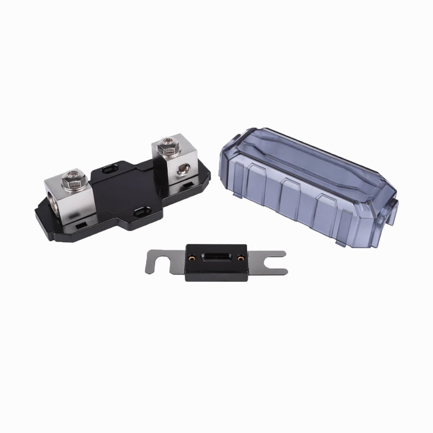 4PCS CAR AUDIO 1/0 OR 4 GAUGE 300 AMP INLINE ANL FUSE HOLDER – WITH 300 ANL FUSE