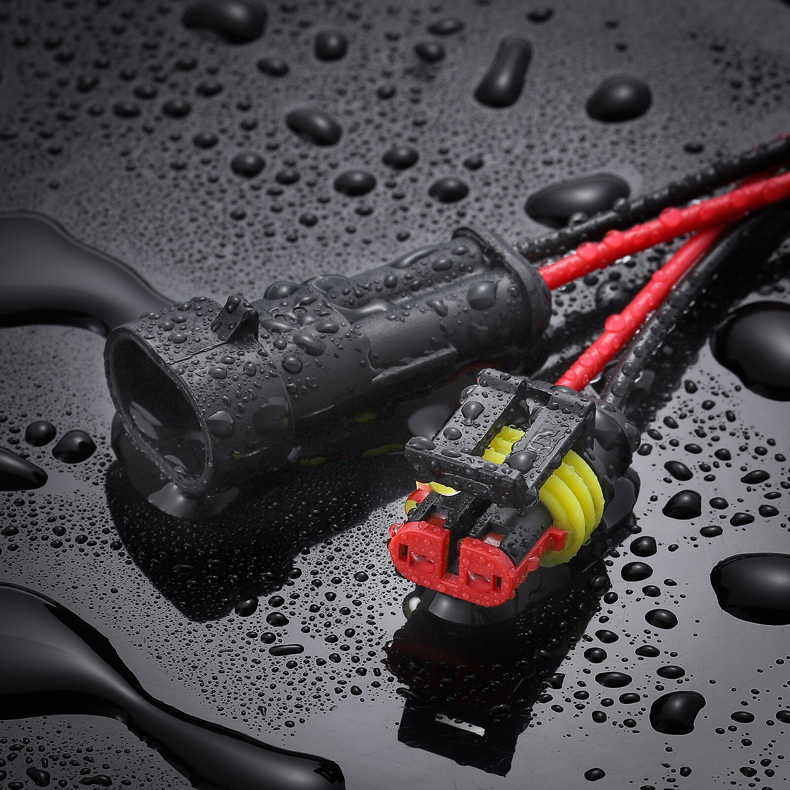 Car Waterproof Electrical Wire Cable Connector Male Female Way Plug Kit LOT