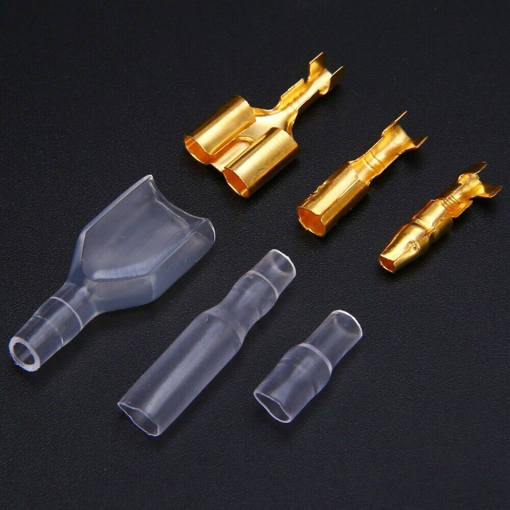 10/50 Sets Male Female Wire Crimp Connectors 4.0mm Bullet Terminal Kit Set US