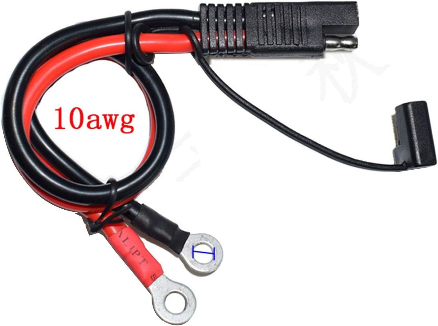Battery Charging Cable SAE to O Ring Terminal Connectors Harness, 10AWG Quick…