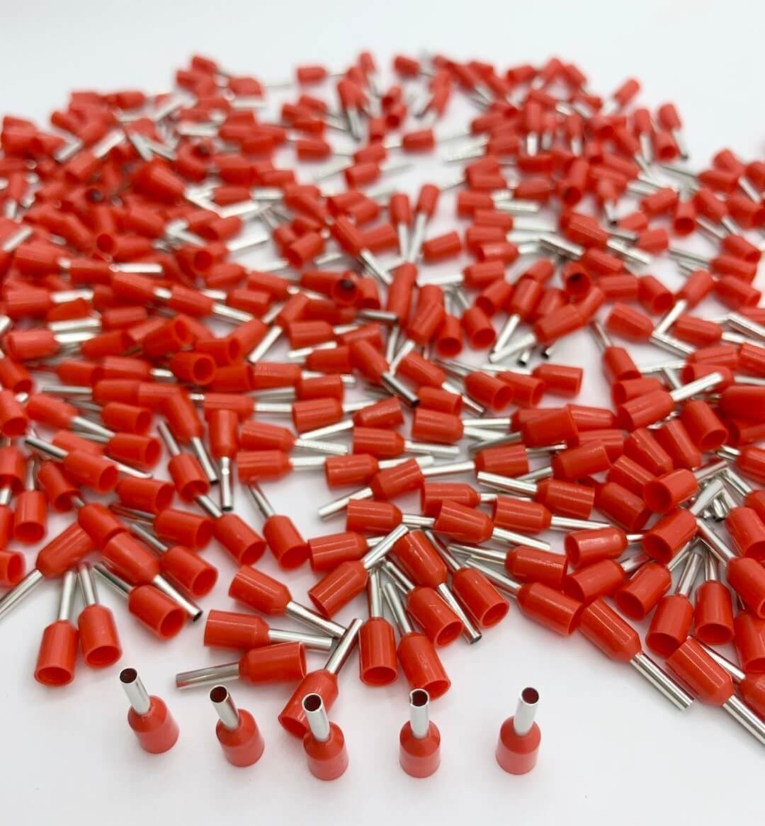 100pcs 16AWG Wire Ferrule Insulated Copper Crimp Connector Pin Cord End Terminal