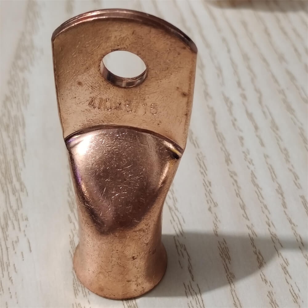 Copper Ends Lugs Crimp Ring Battery Terminals Gauge 4/0AWG Cable Wire Connectors