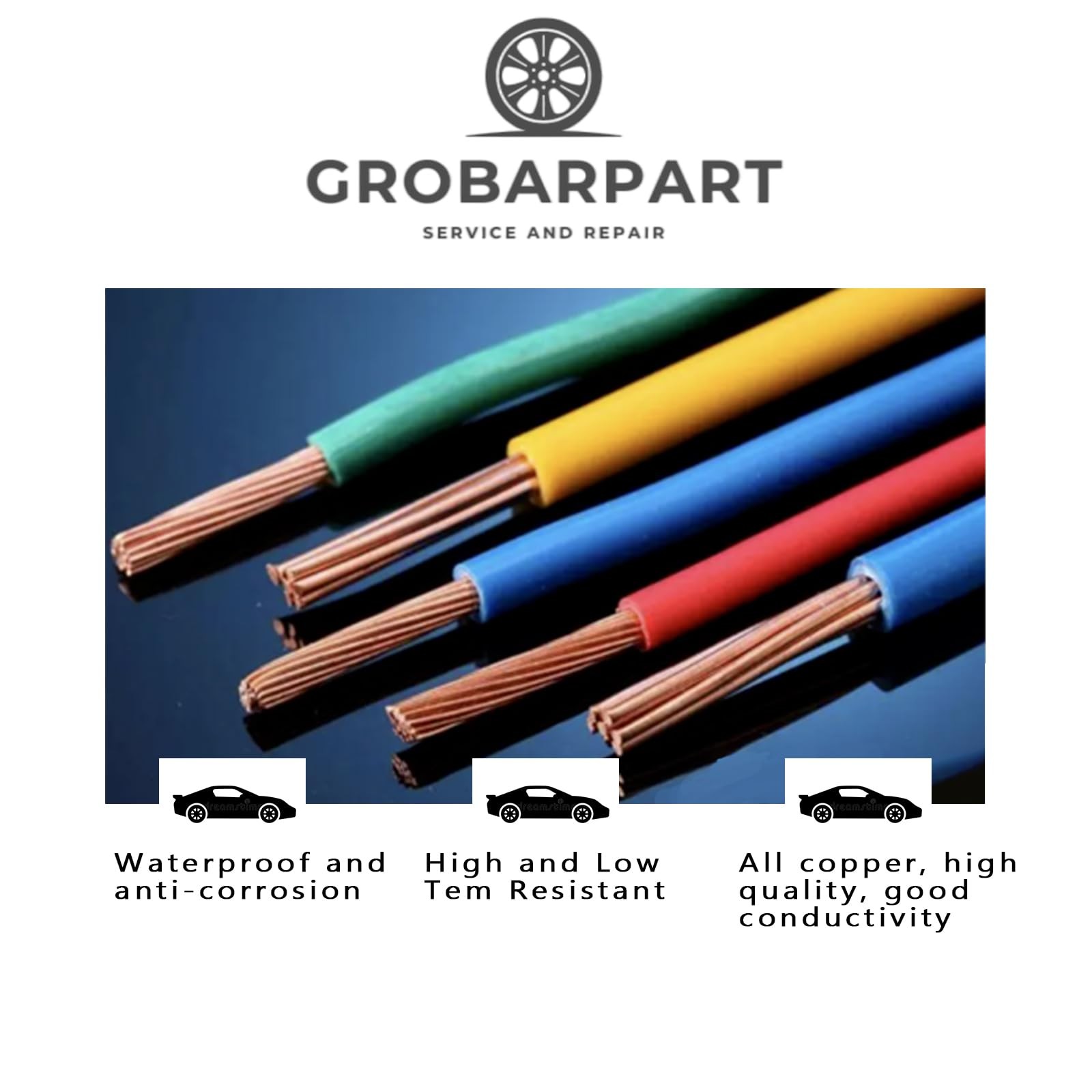GROBARPART O2 Oxygen Sensor 234-4668 Upstream Connector Wiring Harness Pigtai…