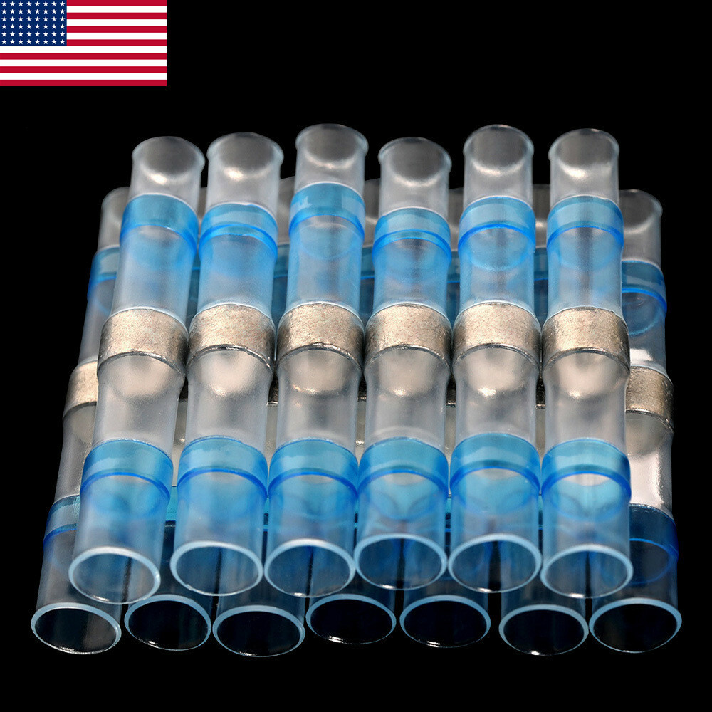 800PCS Solder Seal Sleeve Heat Shrink Butt Wire Connectors Terminals Waterproof