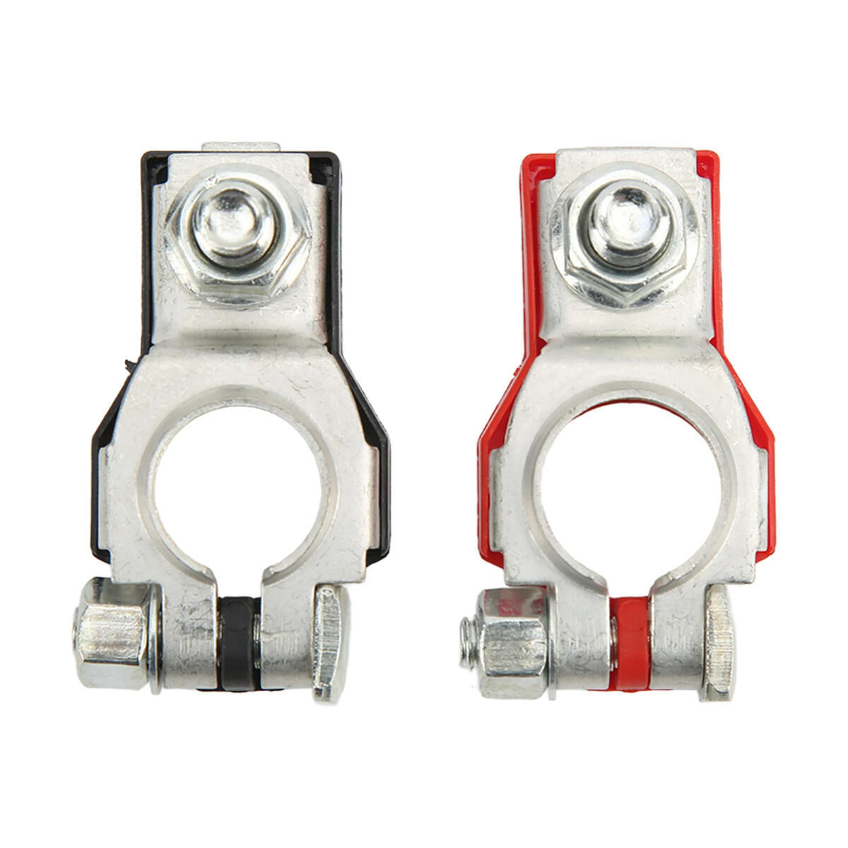 4PCS Battery Terminal Connector Top Post Positive Negative Heavy Duty Universal
