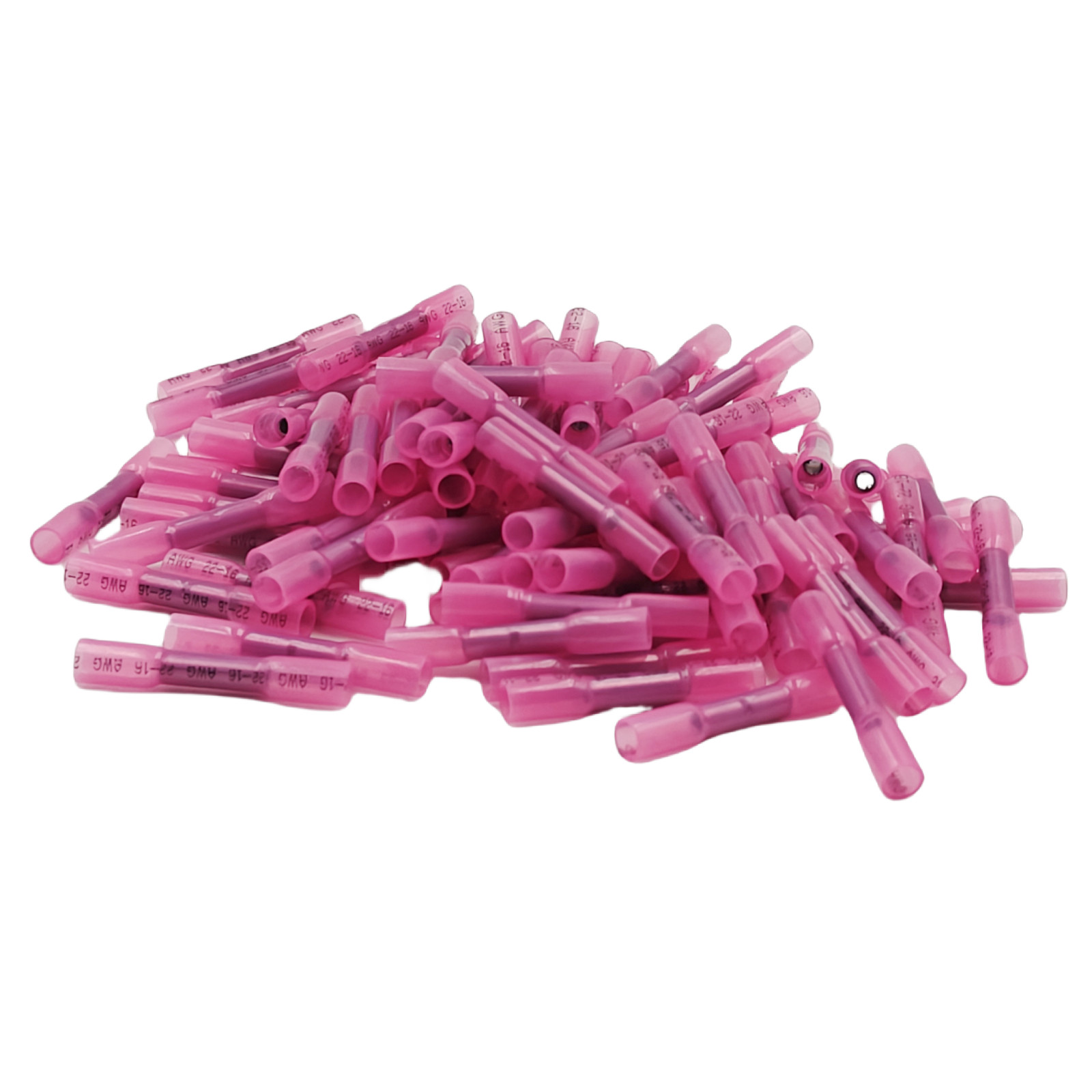 100X Heat Shrink But Connectors Waterproof Electrical Wire Marine Butt Splice US