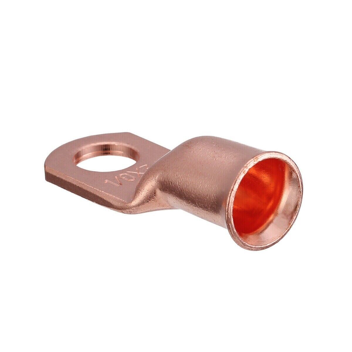 Gauge Copper Cable Lugs 1/0 AWG BLACK & RED Heat Shrink Ring Terminals/Tool