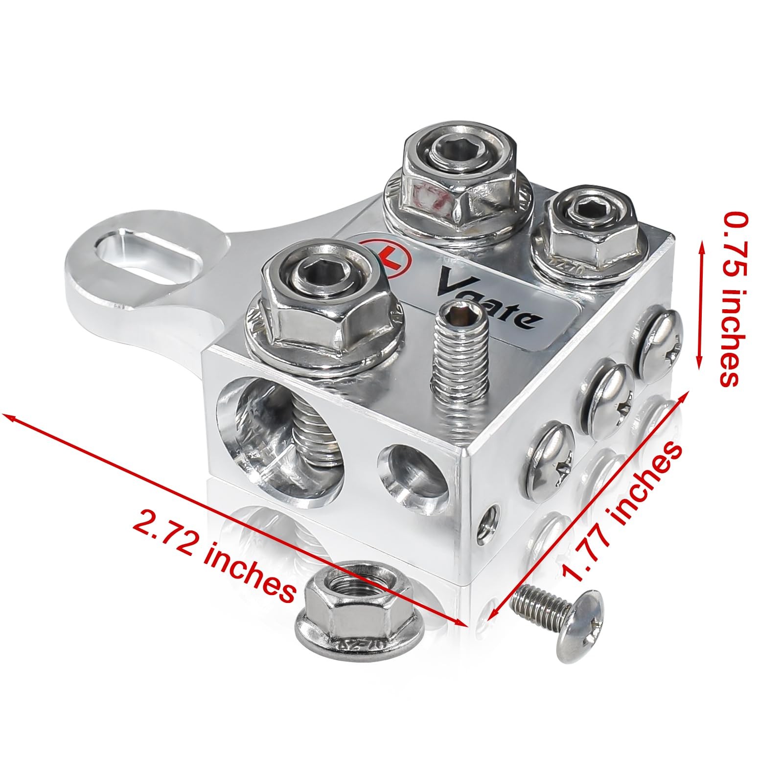1 PCS 12Way Terminal Block Bus Bar M6 1/420 Lithium LeadAcid Connectors