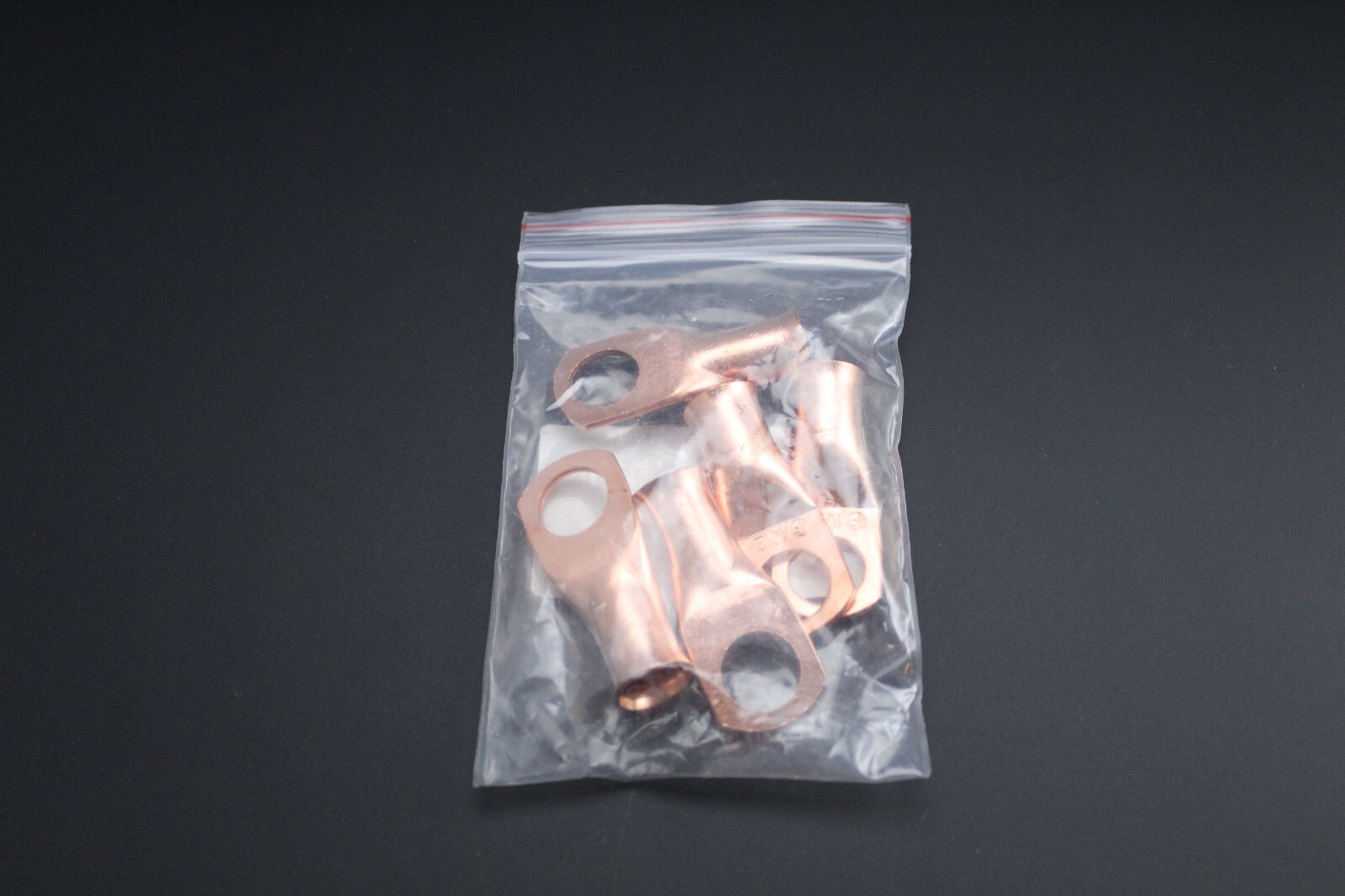 1/0 GAUGE COPPER 1/2 RING 2 PK CRIMP TERMINAL CONNECTOR AWG BATTERY LUG CUR1012