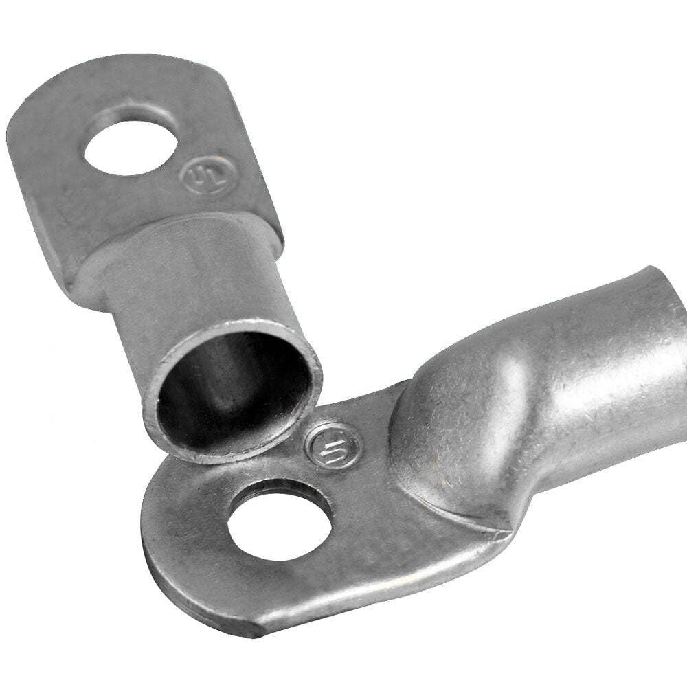 MARINE GRADE 252235 Electrical Heavy Duty Tinned Copper Lugs (8-Gauge, Size 5…