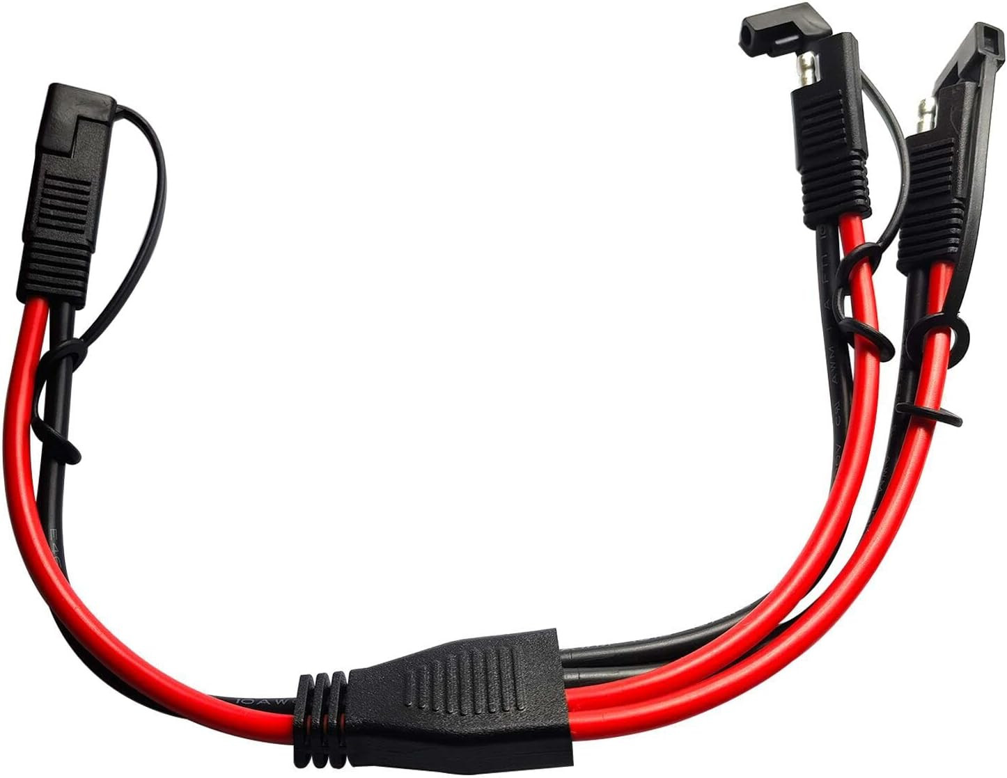 SAE Splitter Adapter 10AWG SAE DC Power Automotive Connector Cable Y Splitter 1