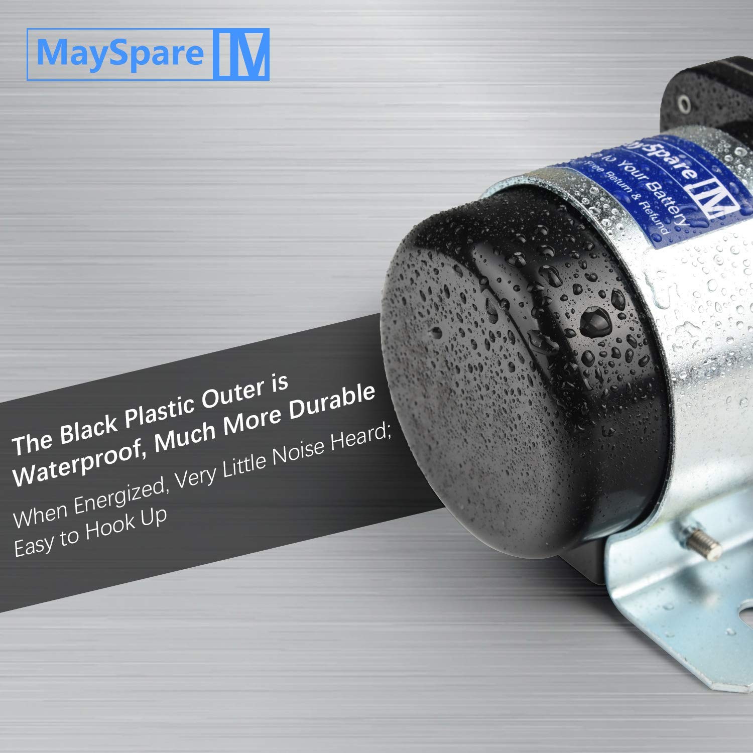 MaySpare 200A Mobile Audio Battery Isolator & Continuous Relay 12VDC Silver