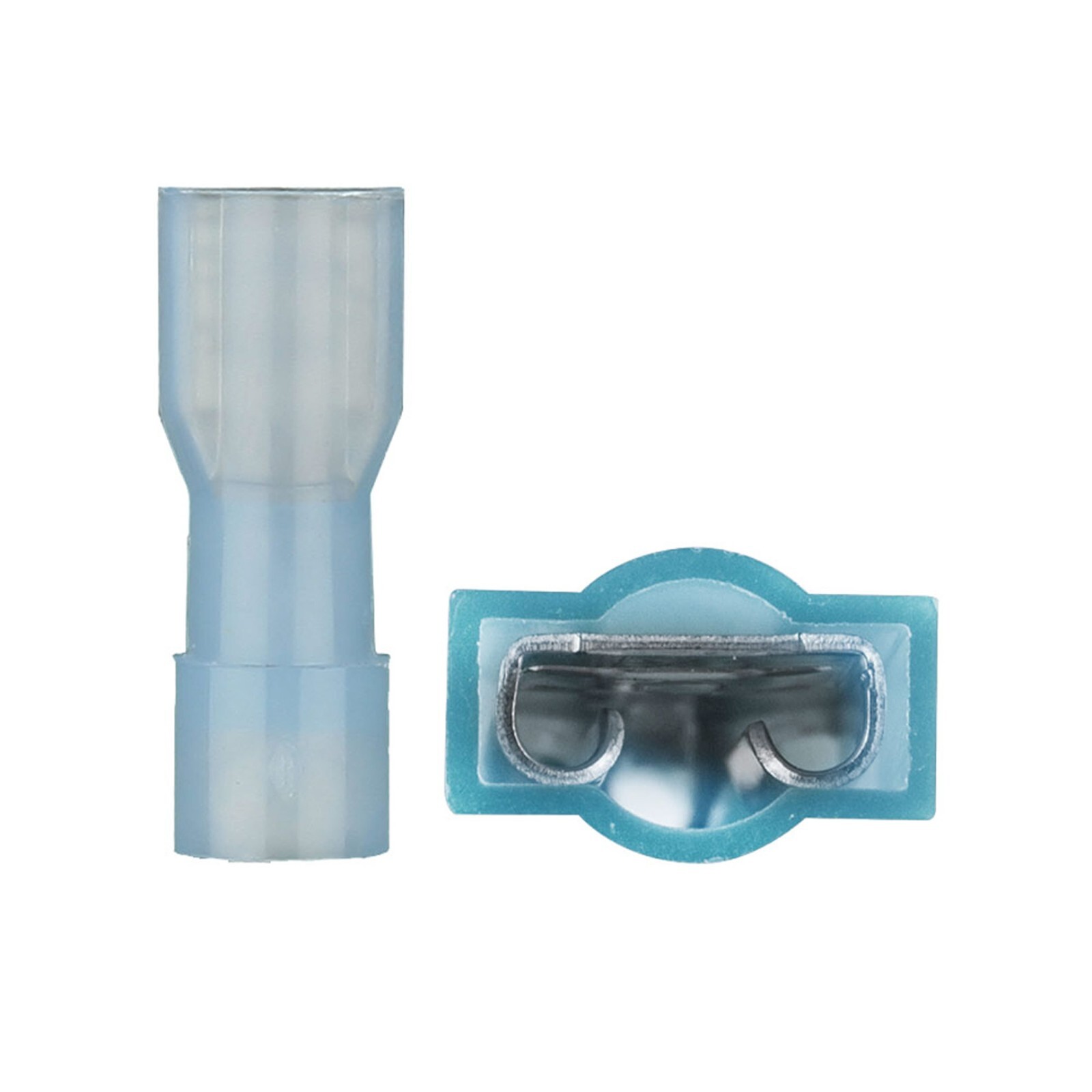 INSTALL BAY BNFD250F /.250 16-14 GAUGE Blue Nylon Female Quick Disconnect 100 PC