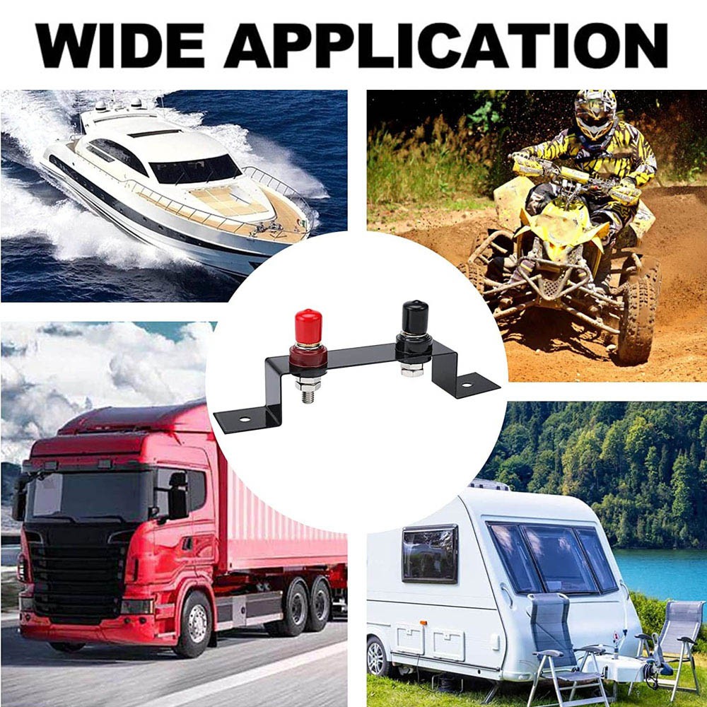 Heavy Duty Universal Battery Relocation Kit with Remote Terminal Jump Post