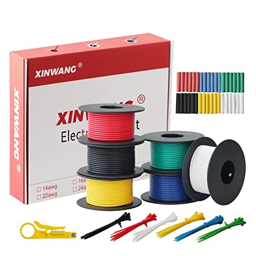 18 Gauge Electrical Wire,18 awg Wire-XINWANG 18 18 AWG (0.75 mm² / 6 M) – PVC