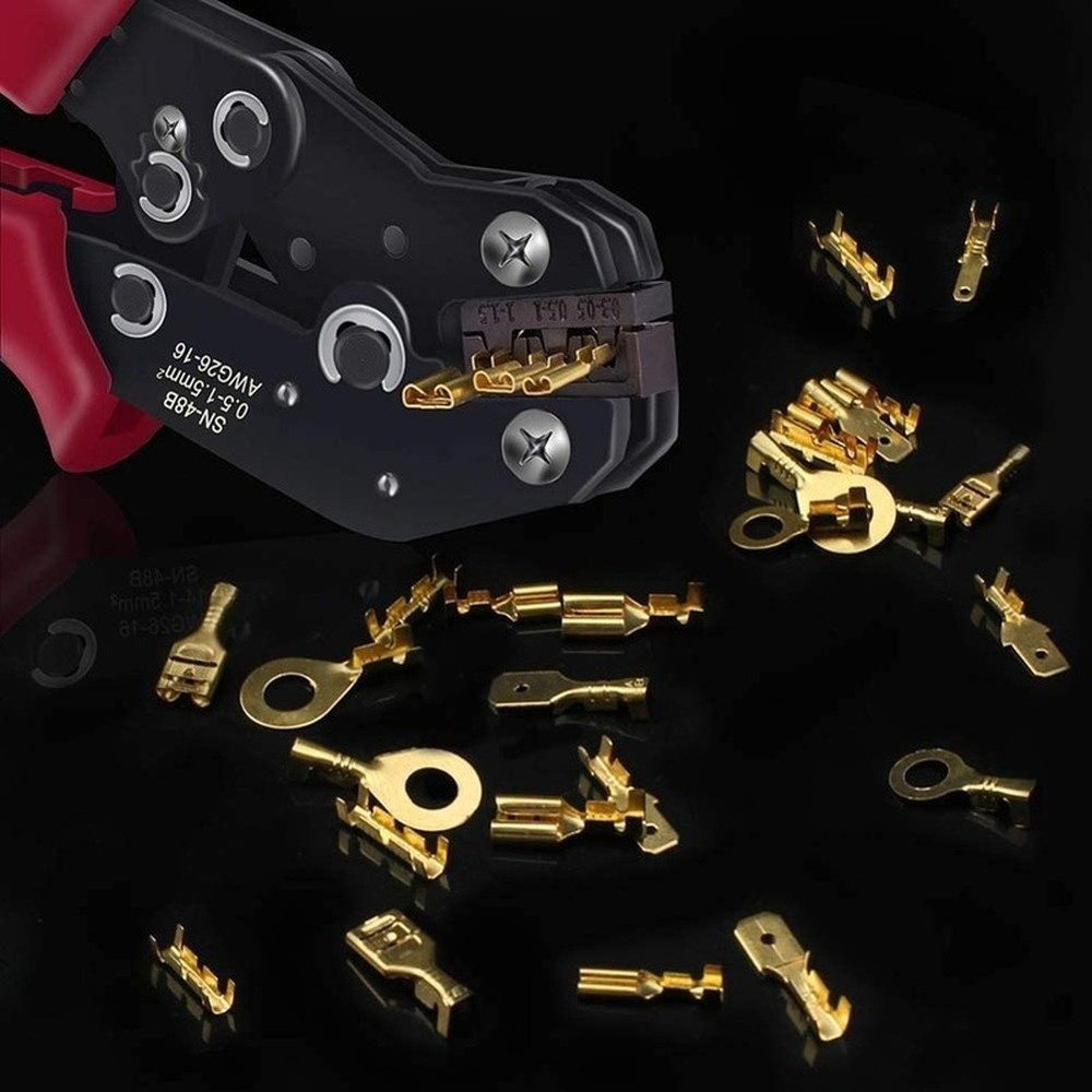1000Pcs Assortment Spade Male Female Terminals Electrical Wire Crimp Connectors