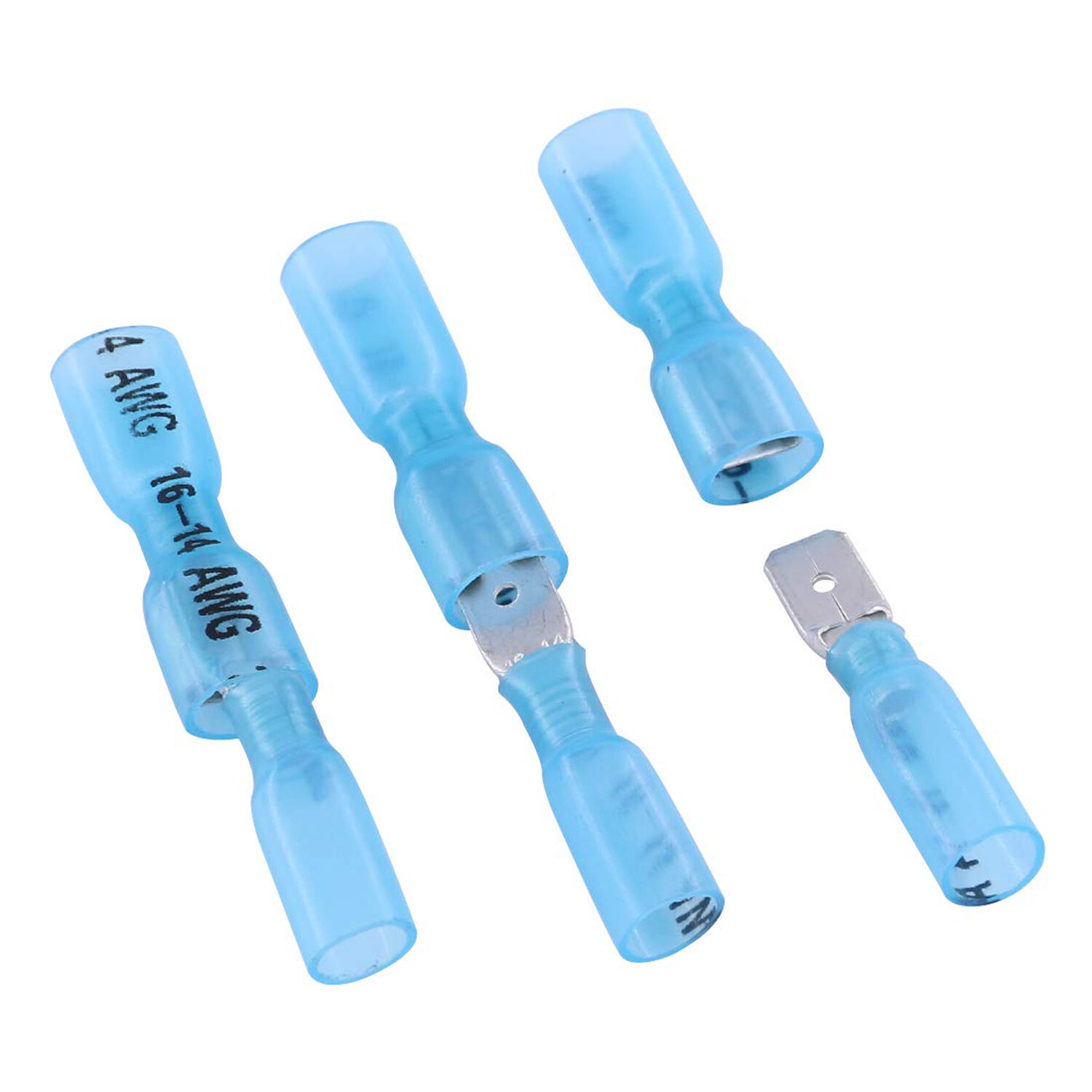 220PCS Spade Heat Shrink Wire Connectors Waterproof Electrical Crimp Terminals