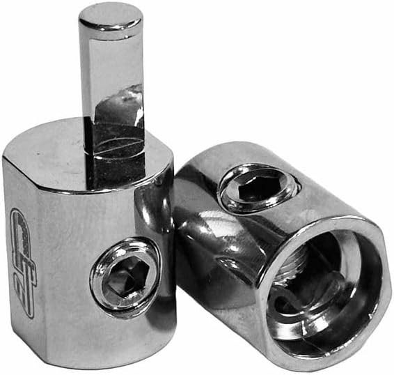 Droppin’ HZ Pair of 1/0 Gauge to 4 Gauge Amp Reducers, Car Audio Accessories fo