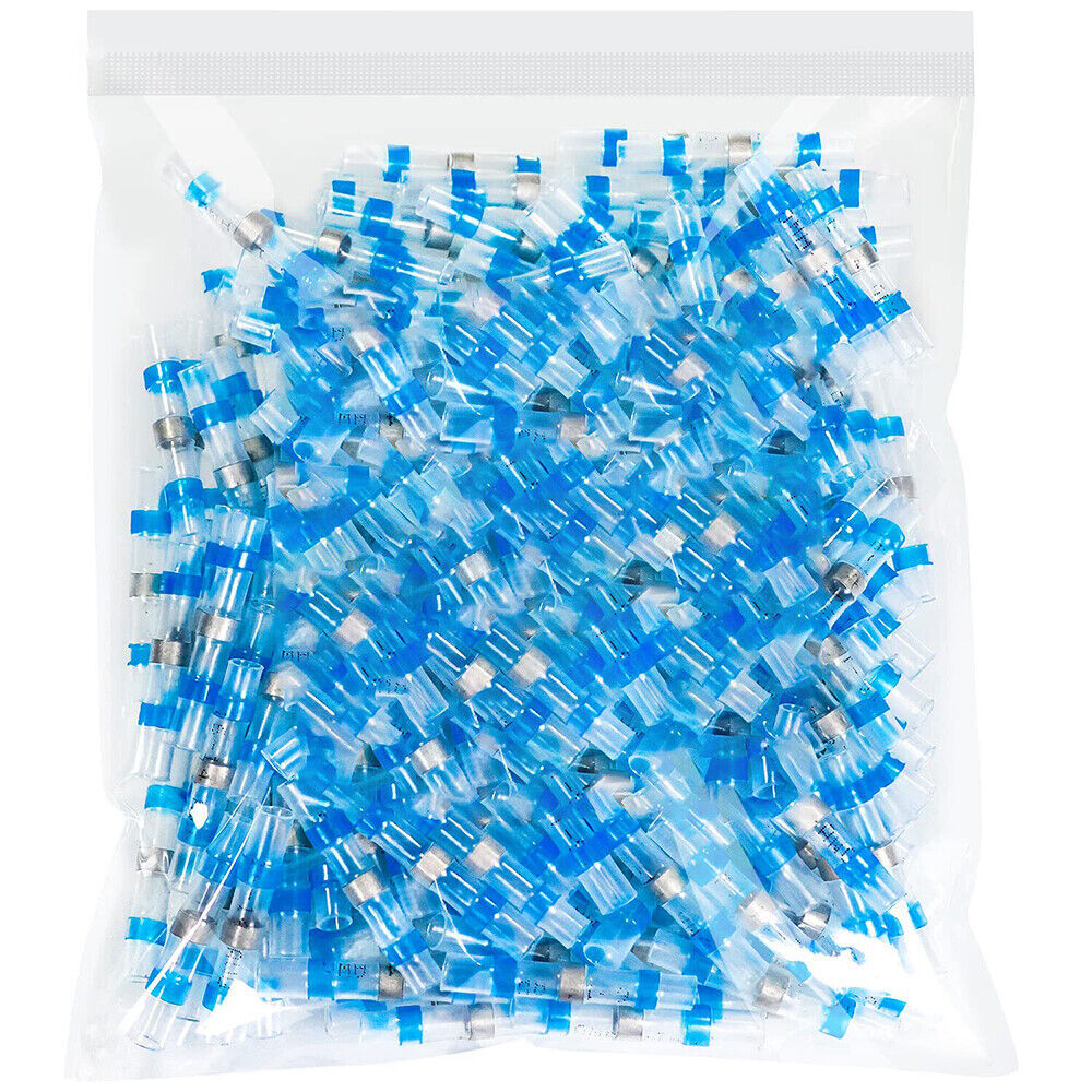 50pcs Waterproof Heat Shrink Butt Terminals Solder Seal Sleeve Wire Connectors