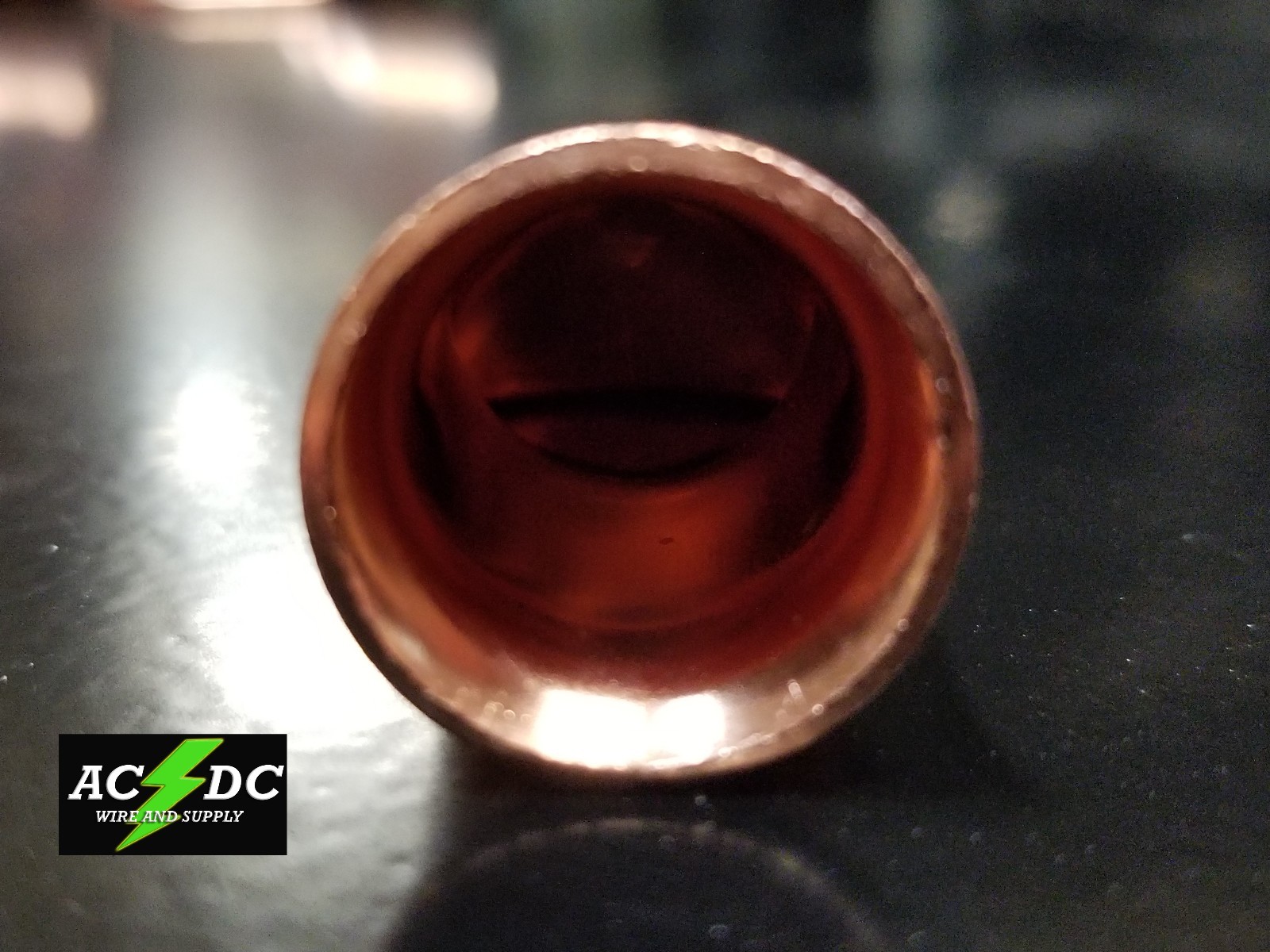 4/0 gauge Ring 1/4″ Hole Terminal BATTERY Lug Bare Copper Un-insulated AWG (15)