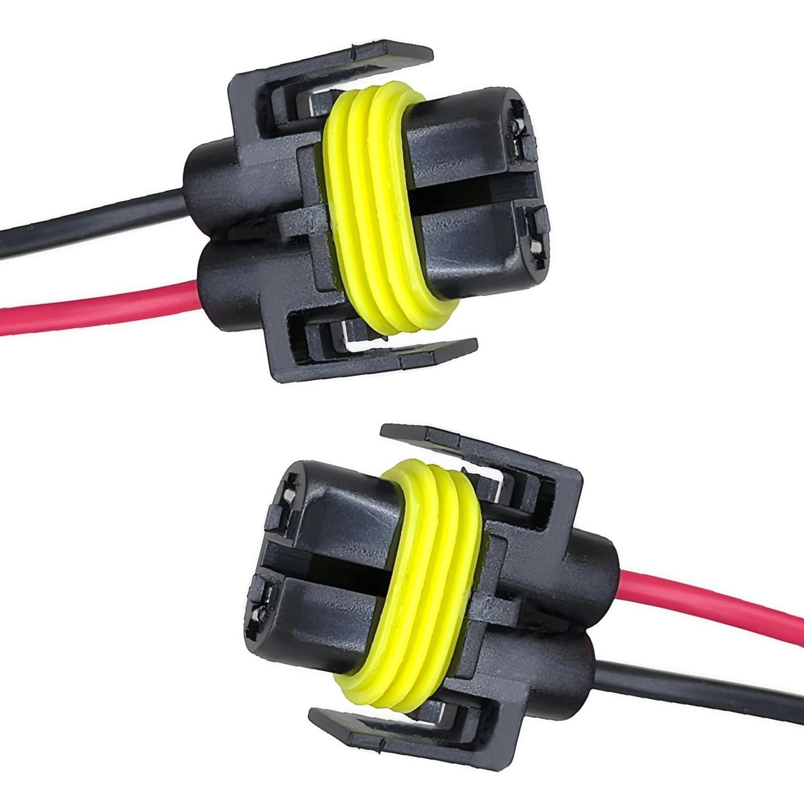 2 PCS H11 Socket Wire Harness Connectors, Waterproof Fog Light Wiring Harness…