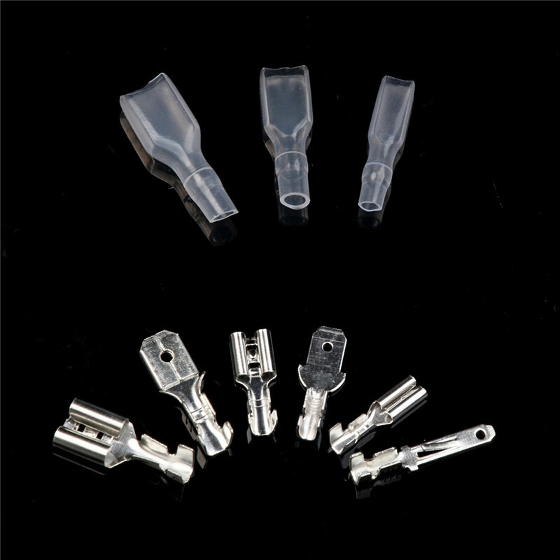 210pcs Assortment Male Female Spade Terminal Kit Electrical Wire Crimp Connector