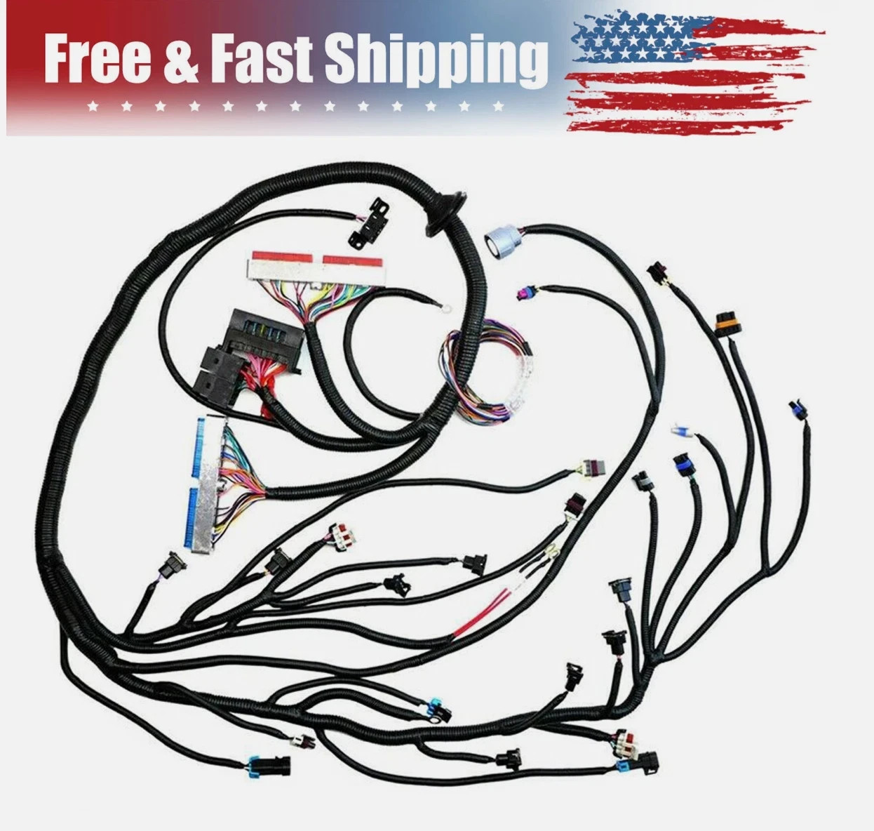 GM LS Swap 4L60E Engine Wiring Harness Stand Alone For 4.8 5.3 6.0 DBC 97-06