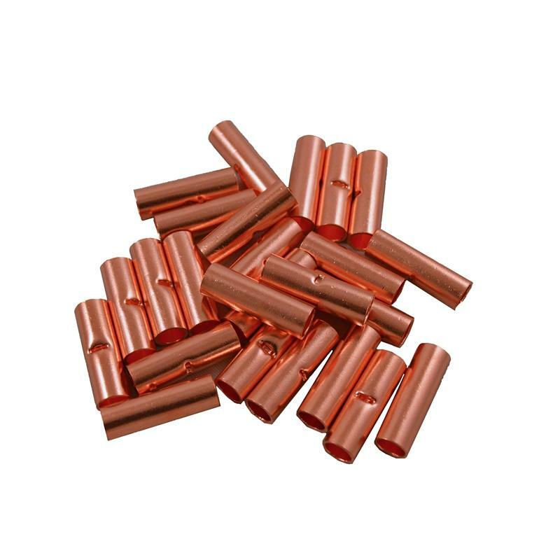 The Install Bay by Metra CUR4 Copper Uninsulated 4 Gauge Butt Connector (25/pk)
