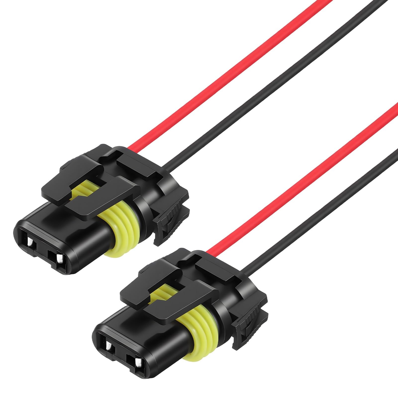 2PCS Headlight Wiring Harness 9005 9006 HB3 HB4 Headlight Connector Female Ad…