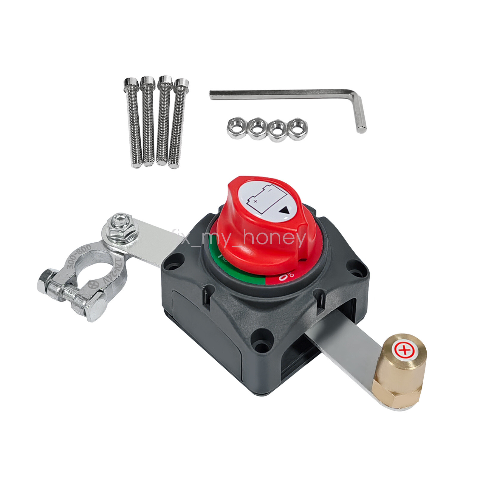 Top Post Battery Disconnect Switch, 12-48 V Battery Power Cut Master Switch